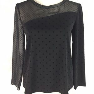 Rachel Roy polka dot blouse